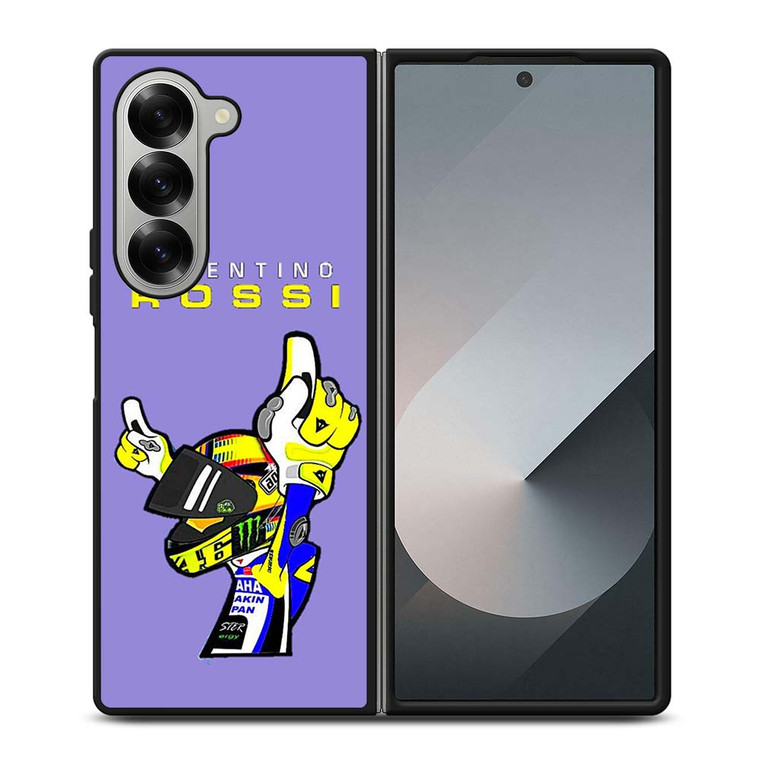 VALENTINO ROSSI THE DOCTOR 46 KAWAII Samsung Galaxy Z Fold 6 Case Cover