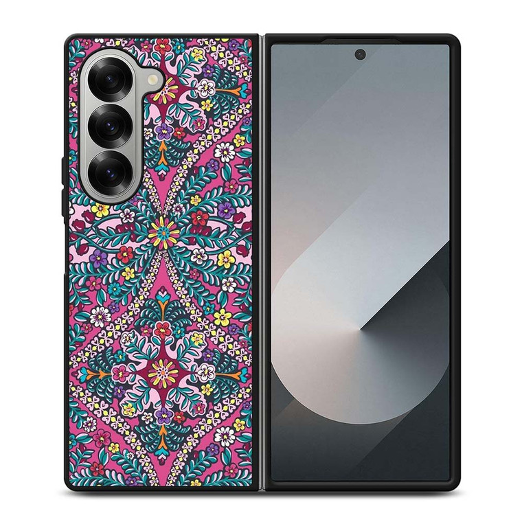 VERA BRADLEY FLOWER PATTERN 2 Samsung Galaxy Z Fold 6 Case Cover