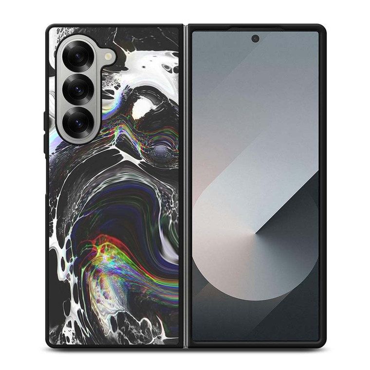 WHITE STONE LIQUID Samsung Galaxy Z Fold 6 Case Cover