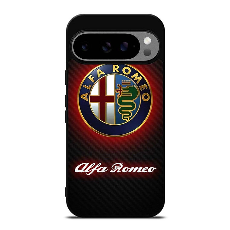 ALFA ROMEO RED CARBON LOGO Google Pixel 9 Pro XL Case Cover