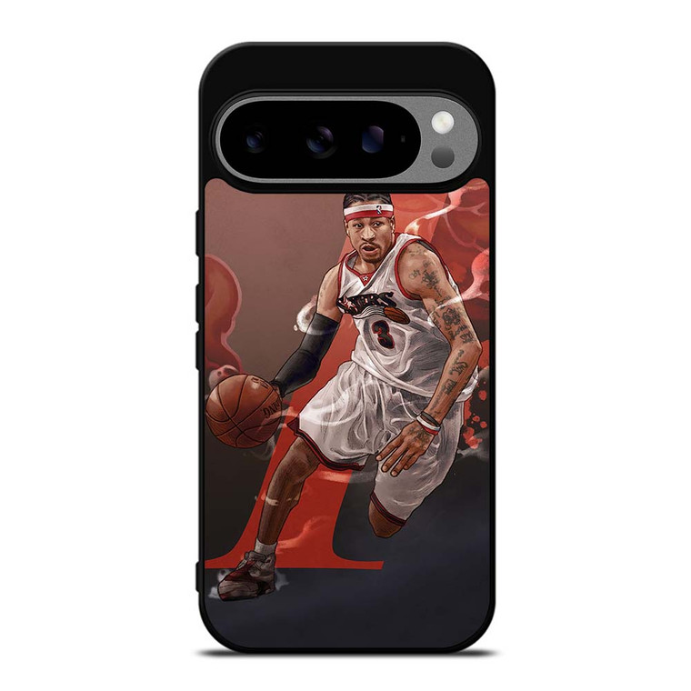 ALLEN IVERSON SIXERS NBA BASKETBALL Google Pixel 9 Pro XL Case Cover