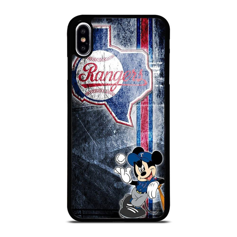 TEXAS RANGERS MICKEY MOUSE BASEBALL CLUB iPhone XS Max Case Cover