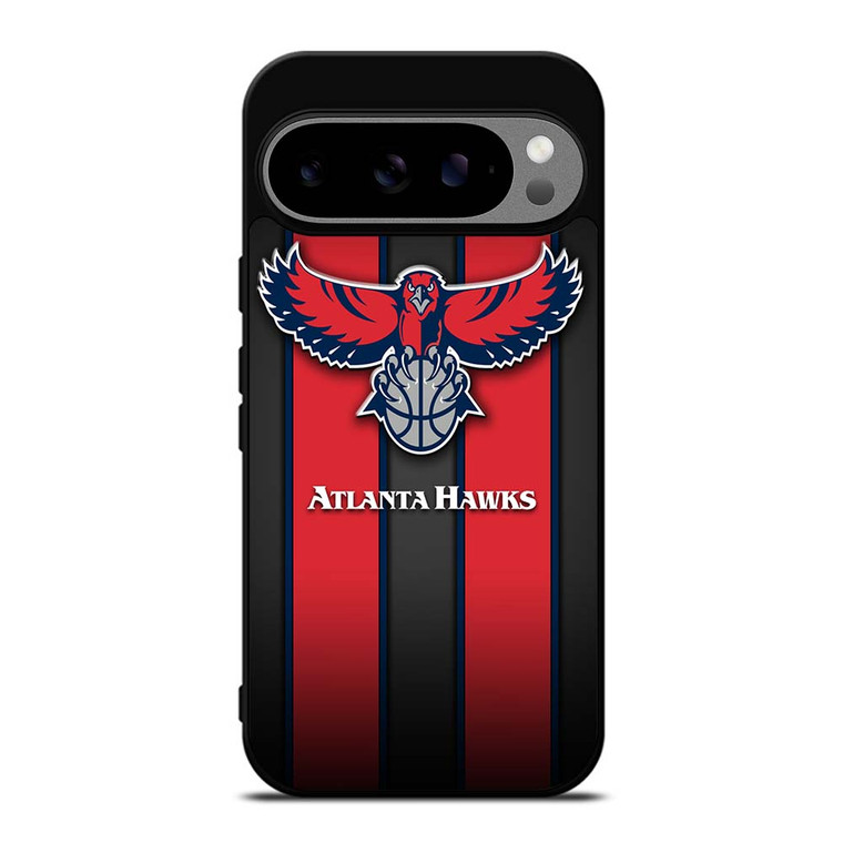 ATLANTA HAWKS STRIPE LOGO Google Pixel 9 Pro XL Case Cover