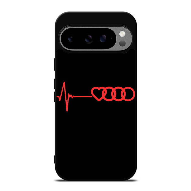 AUDI HEART BEATING Google Pixel 9 Pro XL Case Cover