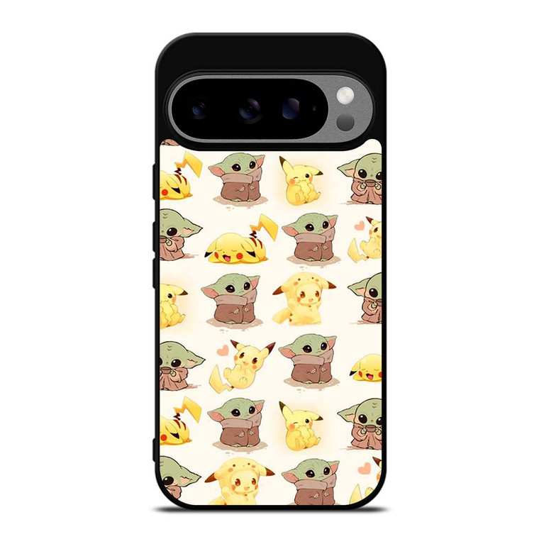BABY YODA STAR WARS PIKACHU POKEMON Google Pixel 9 Pro XL Case Cover