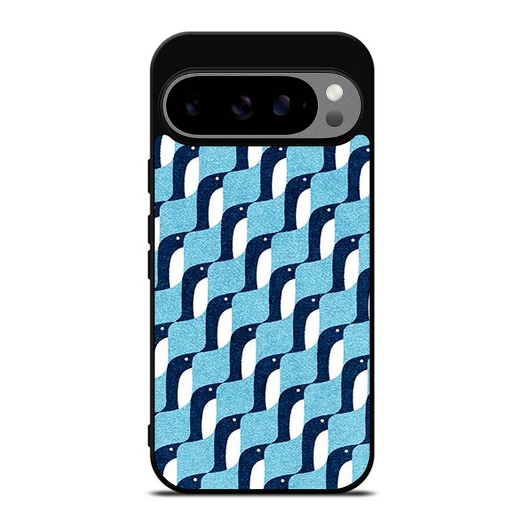 BLUE PENGUINS PATTERN Google Pixel 9 Pro XL Case Cover