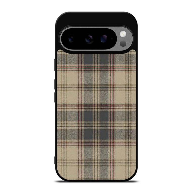 BROWN TARTAN PLAID PATTERN Google Pixel 9 Pro XL Case Cover