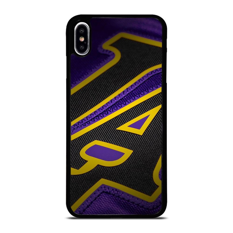 LA LAKERS LOGO JERSEY iPhone XS Max Case Cover