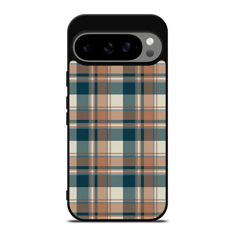 CHECK CLASSIC DARK PLAID FABRIC TEXTURES Google Pixel 9 Pro XL Case Cover