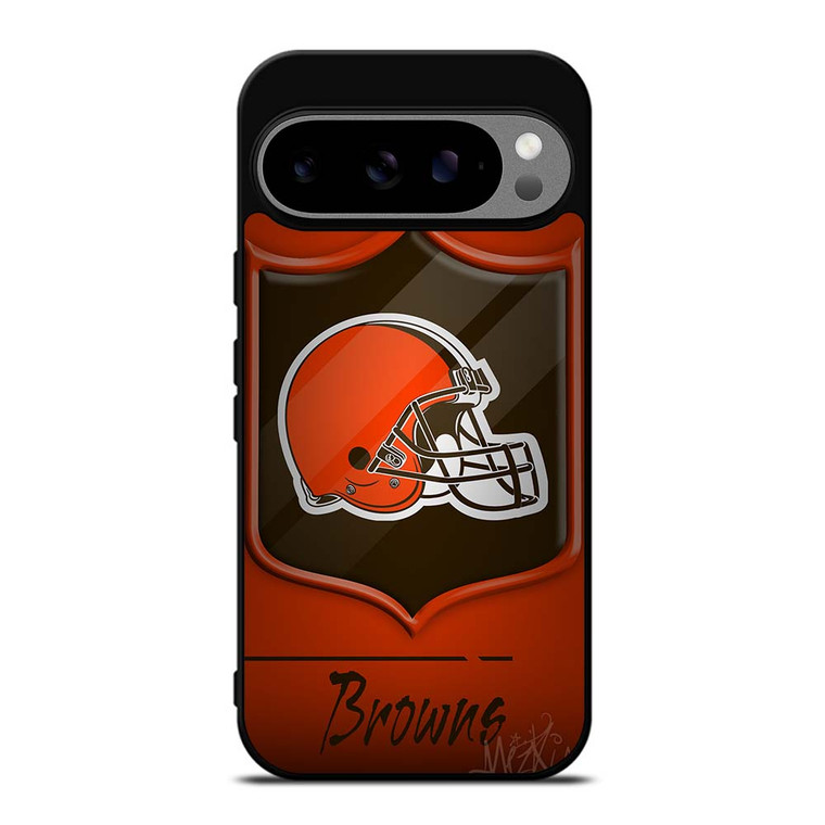 CLEVELAND BROWNS HELMET LOGO Google Pixel 9 Pro XL Case Cover