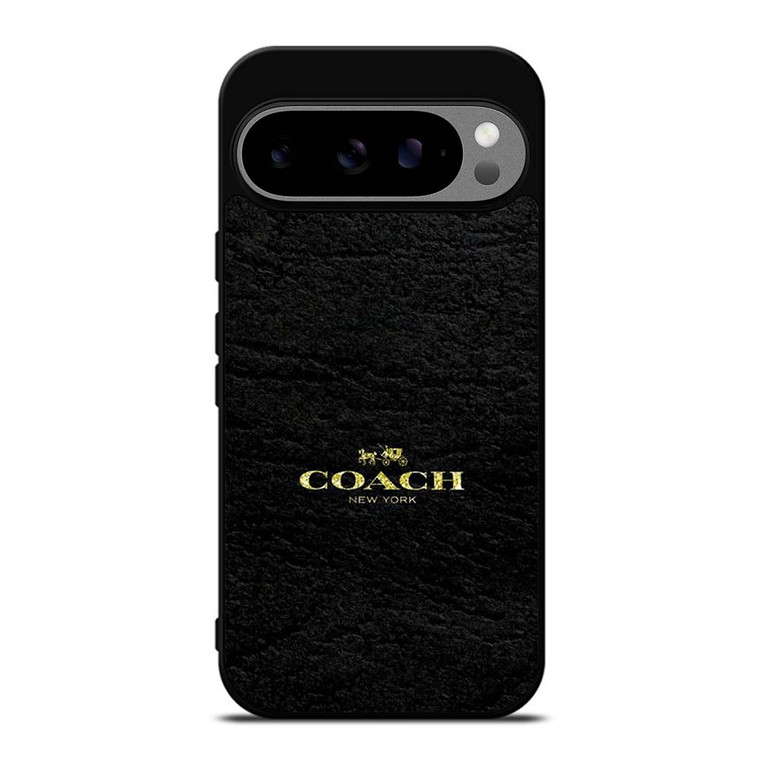 COACH LOGO TEXTURE BLACK Google Pixel 9 Pro XL Case Cover