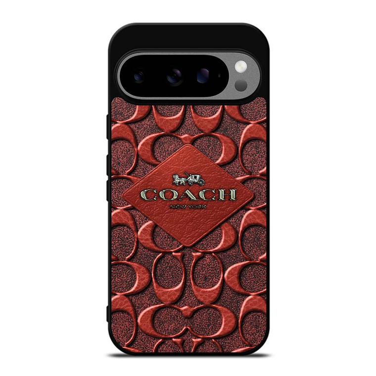COACH NEW YORK BROWN 2 Google Pixel 9 Pro XL Case Cover COACH NEW YORK BROWN 2 Google Pixel 9 Pro XL Case Cover
