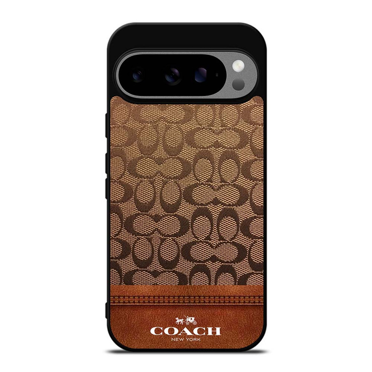 COACH NEW YORK ICON BROWN LOGO Google Pixel 9 Pro XL Case Cover