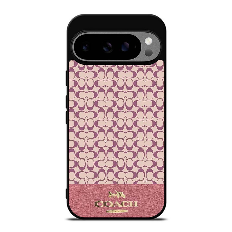 COACH NEW YORK LOGO PINK EMBLEM PATTERN Google Pixel 9 Pro XL Case Cover