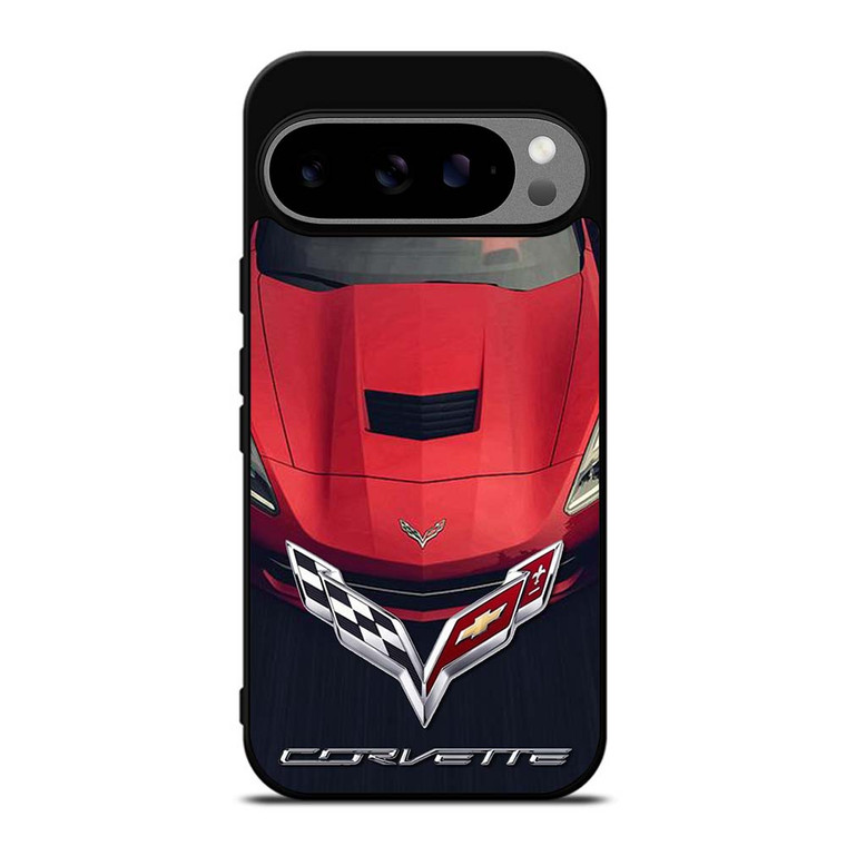CORVETTE CAR RED LOGO Google Pixel 9 Pro XL Case Cover
