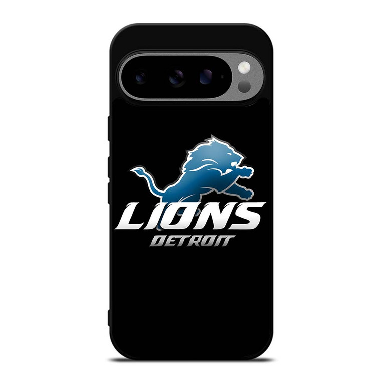 DETROIT LIONS BLACK Google Pixel 9 Pro XL Case Cover
