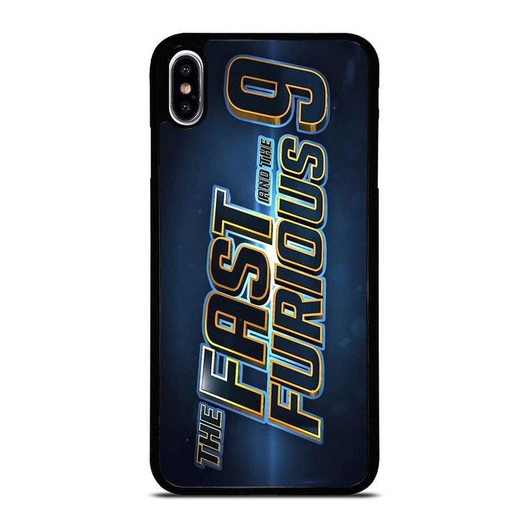 DOM FAST AND FURIOUS 9 LOGO iPhone XS Max Case Cover