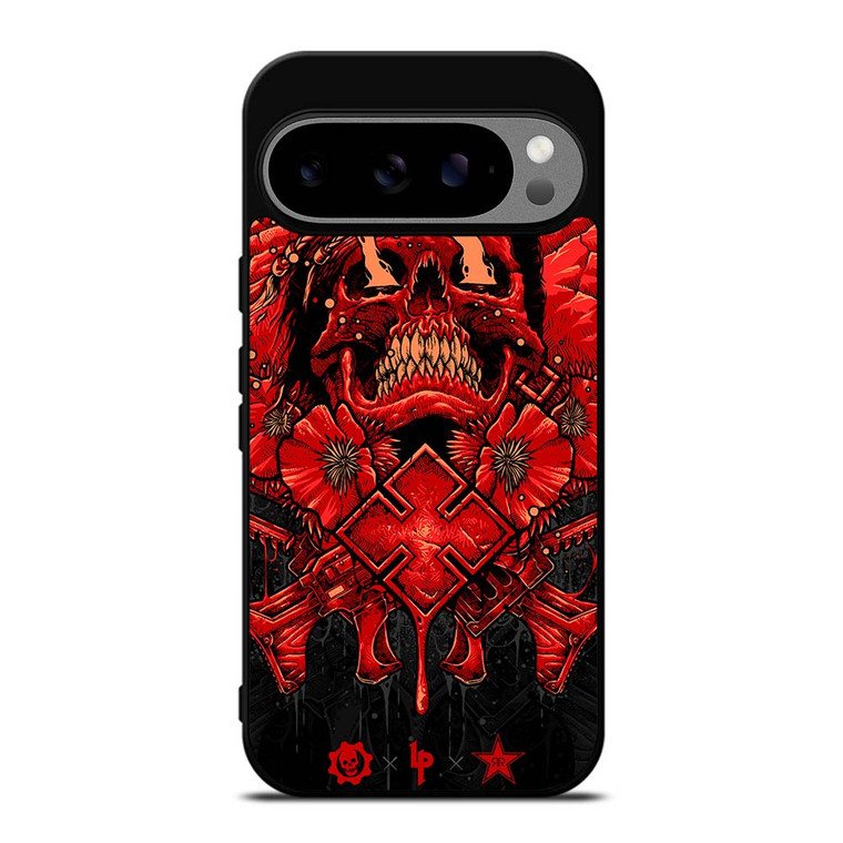 GEARS OF WAR SKULL RED Google Pixel 9 Pro XL Case Cover