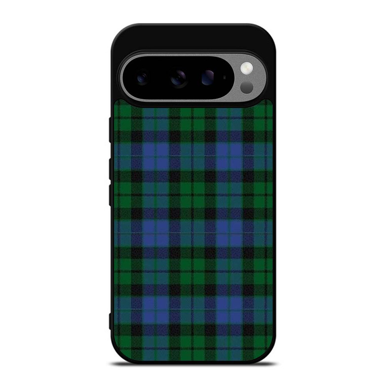 GREEN BLUE TARTAN PLAID PATTERN Google Pixel 9 Pro XL Case Cover