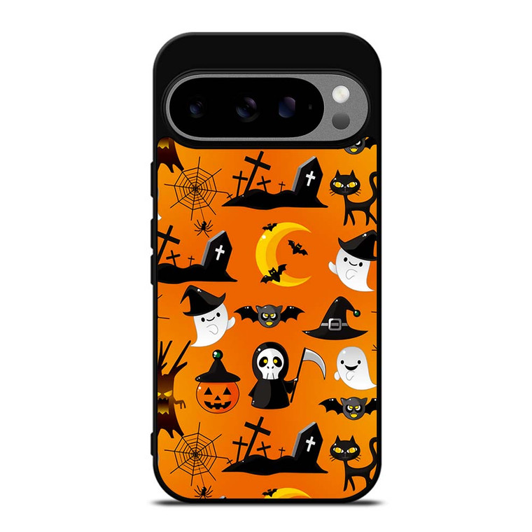 HAPPY HALLOWEEN CARTOON PATERN Google Pixel 9 Pro XL Case Cover