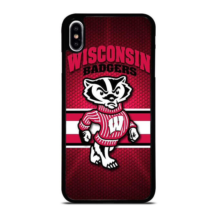 WISCONSIN BADGER FOOTBALL LOGO 2 iPhone XS Max Case Cover
