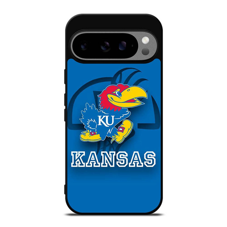 KANSAS JAYHAWKS BASKETBALL LOGO Google Pixel 9 Pro XL Case Cover