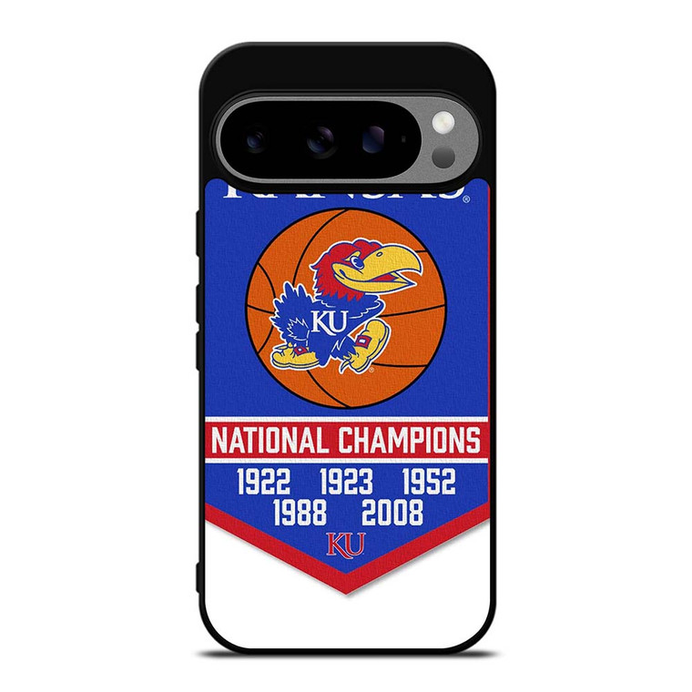 KANSAS JAYHAWKS UNIVERSITY BASKETBALL Google Pixel 9 Pro XL Case Cover