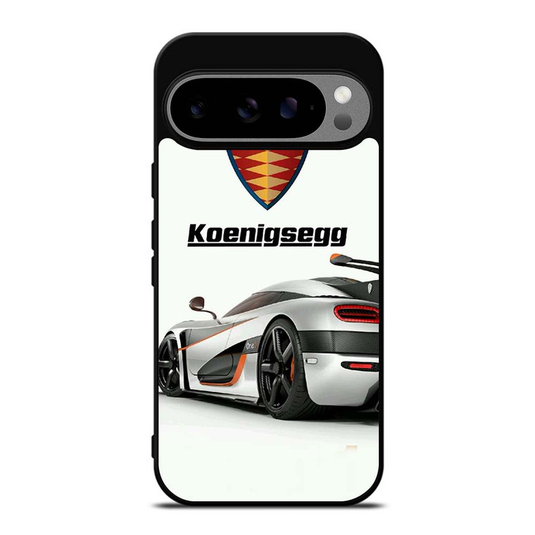 KOENIGSEGG WHITE CAR LOGO Google Pixel 9 Pro XL Case Cover
