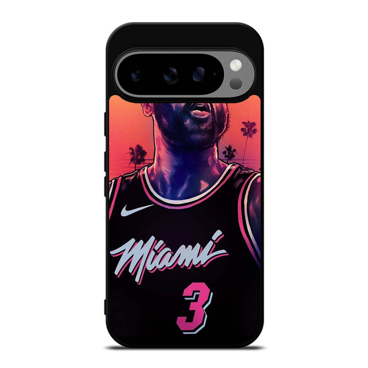 MIAMI HEAT DWYANE WADE 3 NBA Google Pixel 9 Pro XL Case Cover