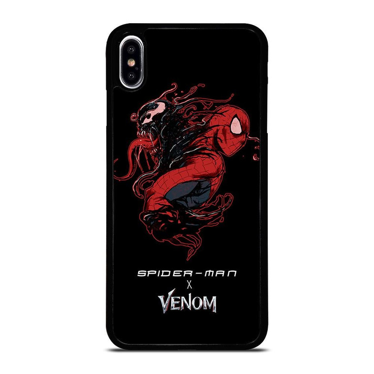 SPIDERMAN x VENOM COLABORATION iPhone XS Max Case Cover