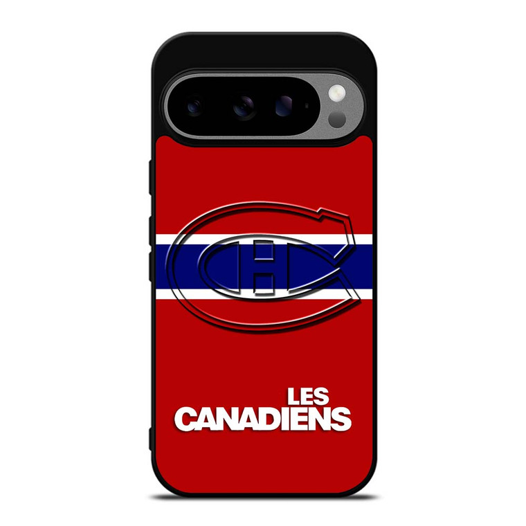 MONTREAL LES CANADIENS STRIPED LOGO Google Pixel 9 Pro XL Case Cover