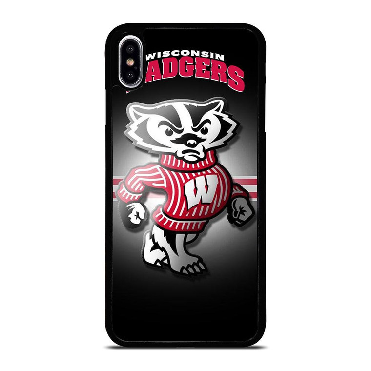 WISCONSIN BADGER FOOTBALL LOGO iPhone XS Max Case Cover