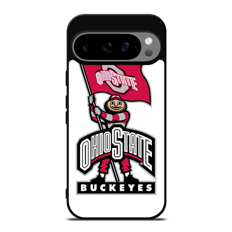 OHIO STATE BUCKEYES LOGO FOOTBALL MASKOT Google Pixel 9 Pro XL Case Cover