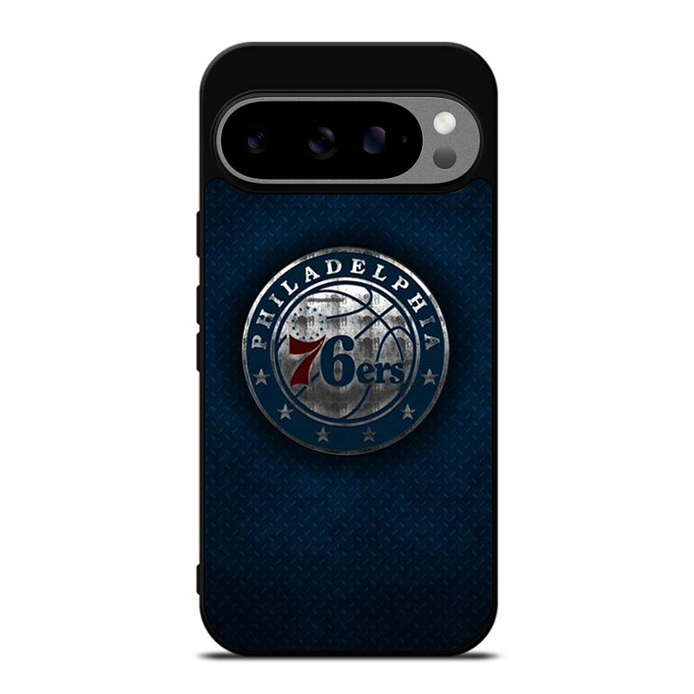 PHILADELPHIA 76ERS METAL LOGO Google Pixel 9 Pro XL Case Cover