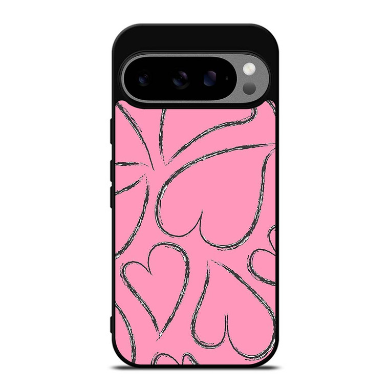 PINK LOVE BRUSHES PATTERN Google Pixel 9 Pro XL Case Cover