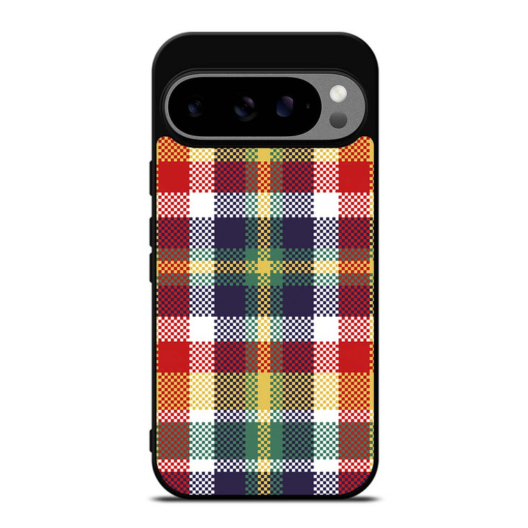 PIXELIZED TARTAN PATTERN Google Pixel 9 Pro XL Case Cover