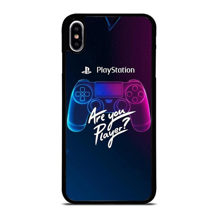 PLAY STATION PS ARE YOU PLAYER iPhone XS Max Case Cover