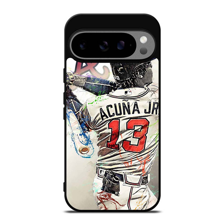 RONALD ACUNA JR 13 ATLANTA BRAVES Google Pixel 9 Pro XL Case Cover