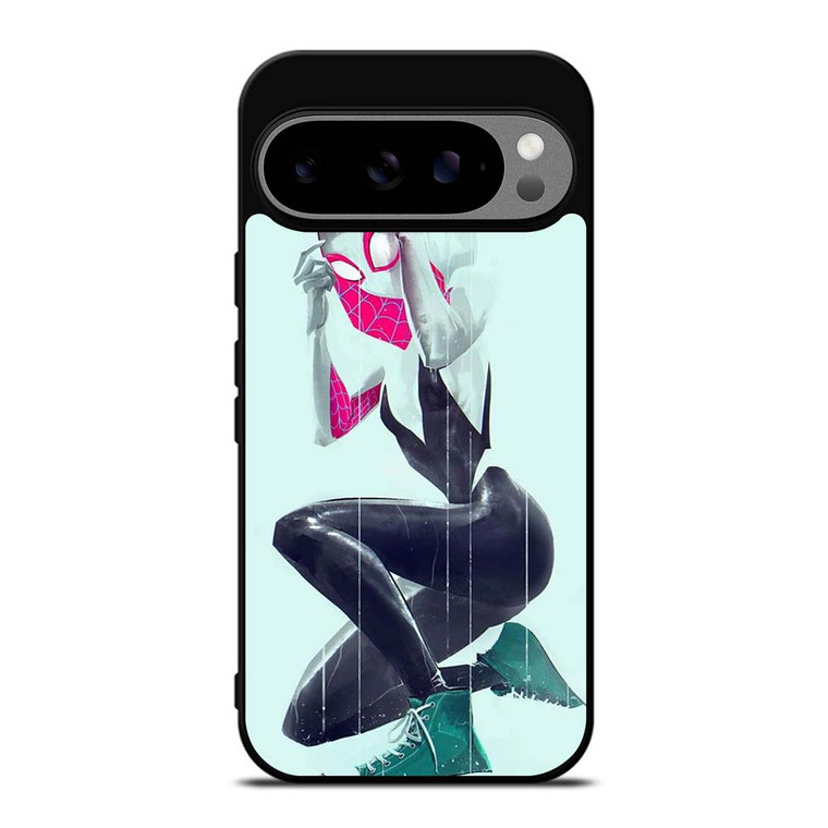 SPIDER VERSE SPIDER GWEN SPIDER WOMAN Google Pixel 9 Pro XL Case Cover
