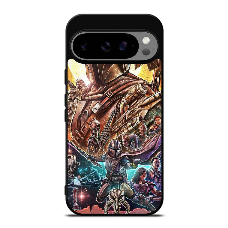 STAR WARS MANDALORIAN COLLAGE Google Pixel 9 Pro XL Case Cover