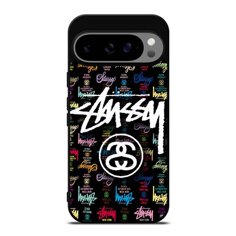 STUSSY COLLAGE LOGO Google Pixel 9 Pro XL Case Cover