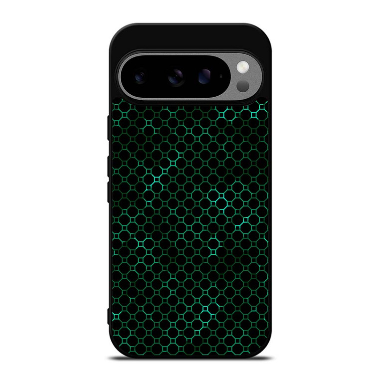 STYLISH HEXAGONAL GREEN PATTERN Google Pixel 9 Pro XL Case Cover