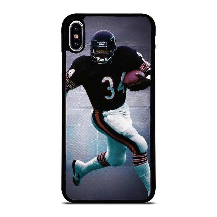 CHICAGO BEARS WALTER PAYTON NFL FOOTBALL 2 iPhone XS Max Case Cover