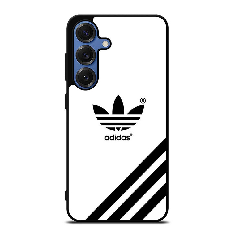 ADIDAS LOGO WHITE CLASSIC STRIPES Samsung Galaxy S25 Case Cover ADIDAS LOGO WHITE CLASSIC STRIPES Samsung Galaxy S25 Case Cover