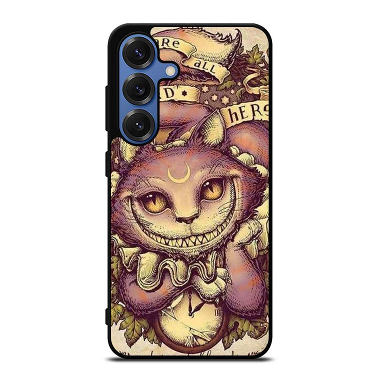 ALICE IN WONDERLAND CHESHIRE CAT ART Samsung Galaxy S25 Case Cover