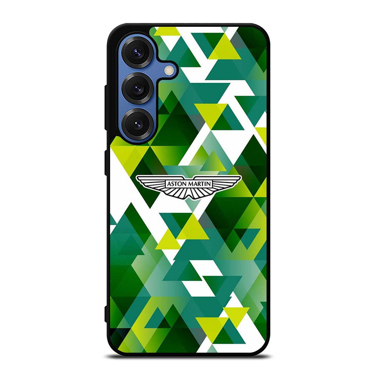 ASTON MARTIN LOGO GREEN TRIANGLE Samsung Galaxy S25 Case Cover