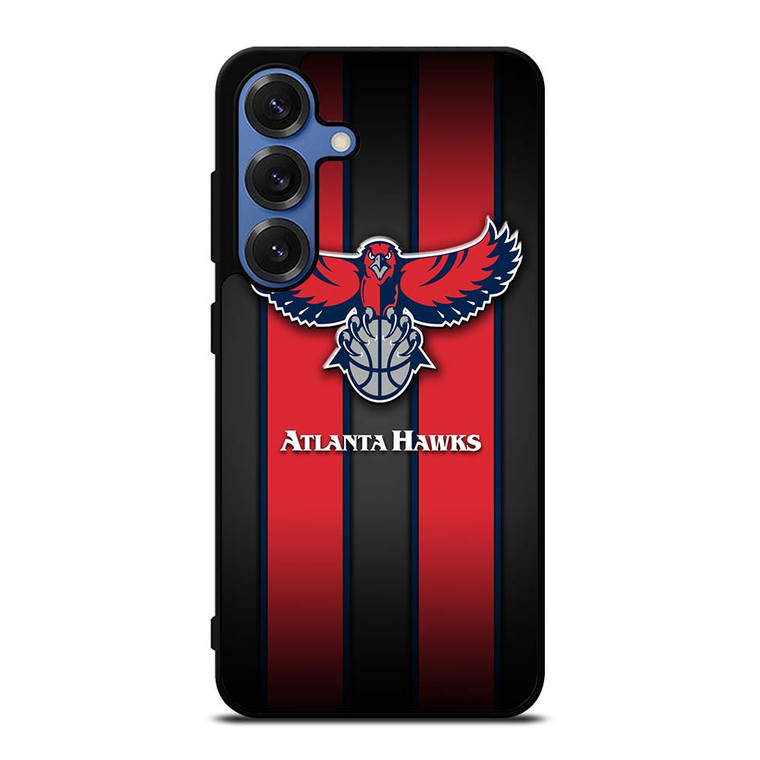 ATLANTA HAWKS STRIPE LOGO Samsung Galaxy S25 Case Cover
