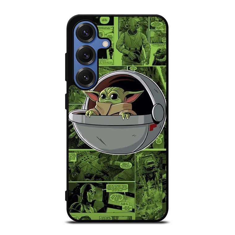 BABY YODA STAR WARS COMICS Samsung Galaxy S25 Case Cover