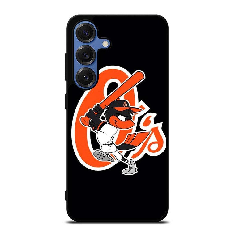 BALTIMORE ORIOLES LOGO BASEBALL TEAM MASCOT Samsung Galaxy S25 Case Cover
