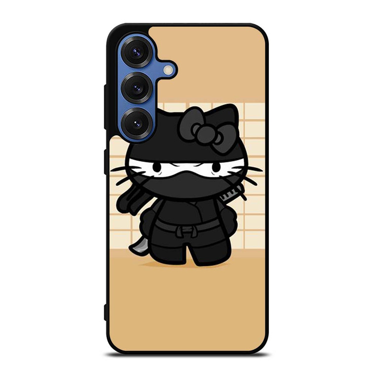 BLACK NINJA HELLO KITTY NINJA Samsung Galaxy S25 Case Cover